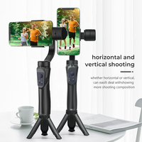 3-osiowy Gimbal ręczny stabilizator smartfonu telefonu komórkowego do kamera akcji telefon nagrywania wideo 2